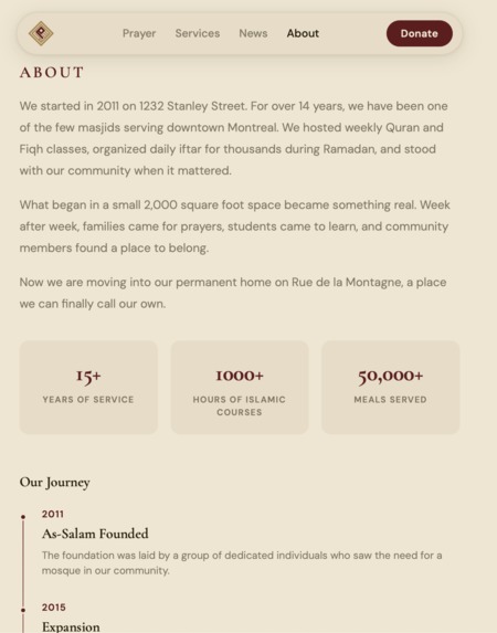 ReformStep: Mosque UI Redesign – screenshot 9