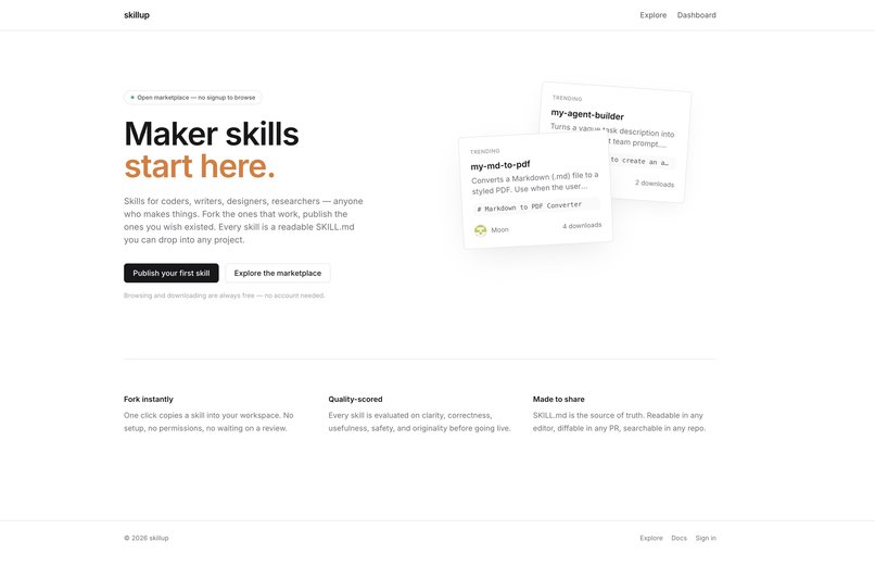 Skillup – screenshot 1