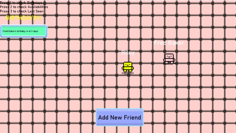 Friendship Tracker – screenshot 1