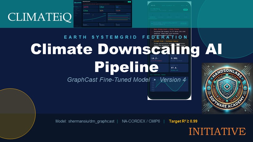 ClimateIQ: The Climate Downscaling AI Pipeline – screenshot 1