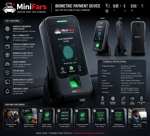 Mini-Fars: Cashless Taxi Payments – screenshot 1