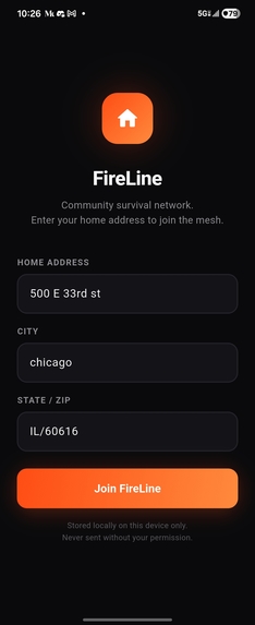 Community survival network – screenshot 3