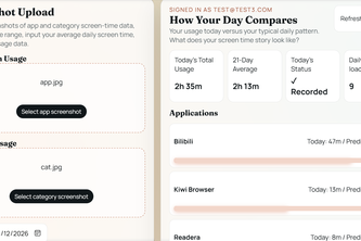 Screentime estimator