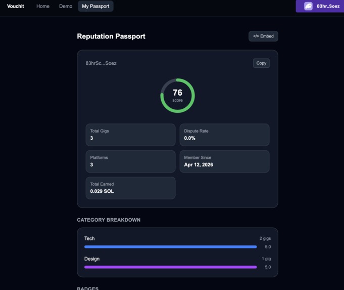 Vouch It – screenshot 2