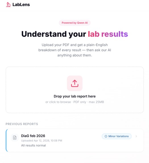 LabLens – screenshot 1
