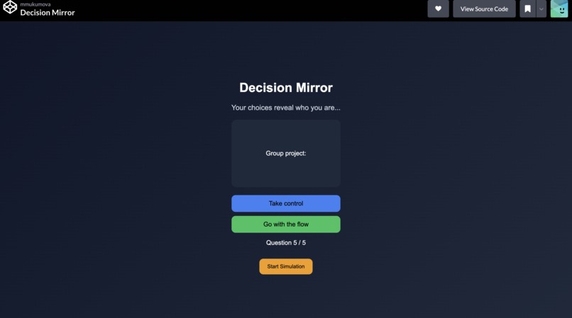 Decision Mirror – screenshot 2