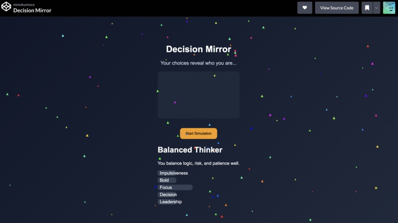 Decision Mirror – screenshot 3
