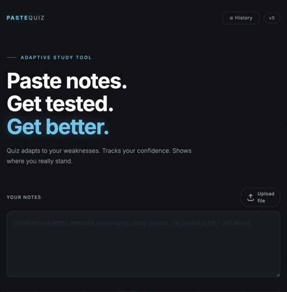 PasteQuiz – screenshot 1