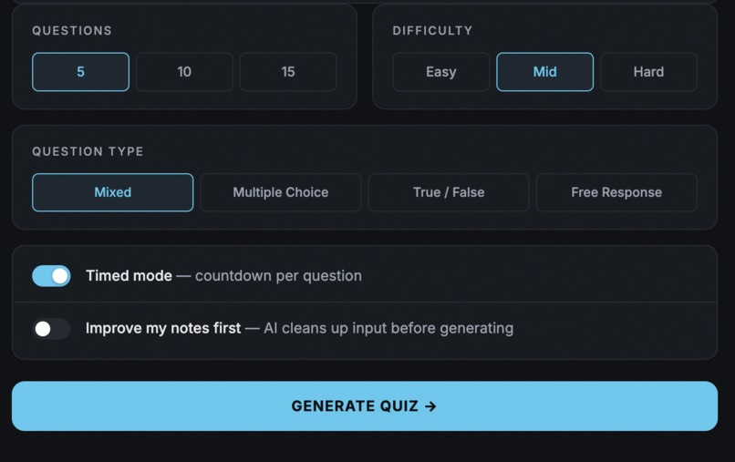 PasteQuiz – screenshot 2