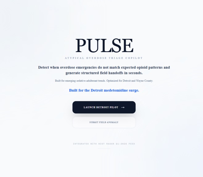 PULSE: StreetMed Handoff – screenshot 1