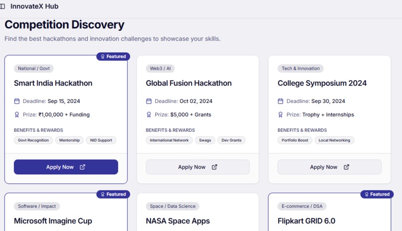 InnovateX – AI-Powered Student Growth Platform – screenshot 3
