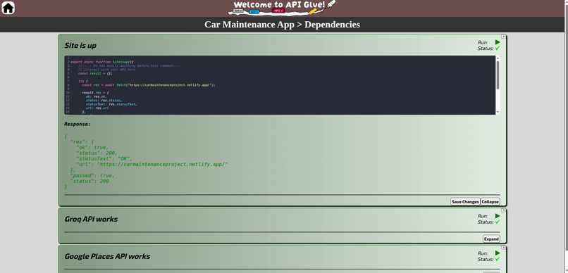 API-Glue – screenshot 2