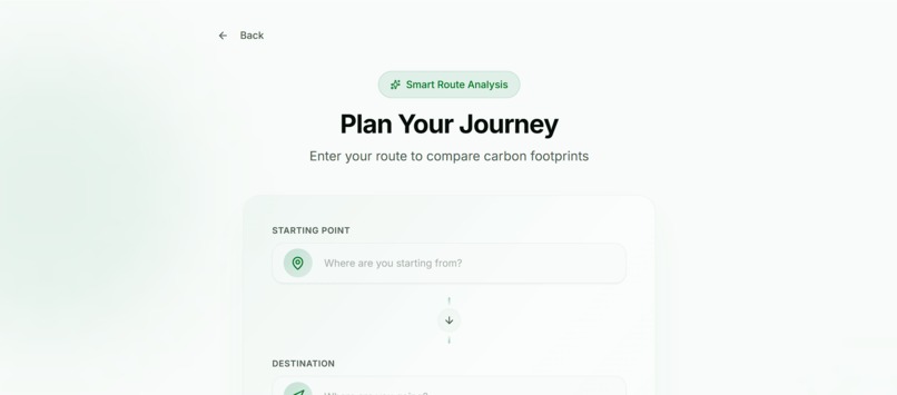 EcoRoute – Travel Smart, Travel Green – screenshot 3