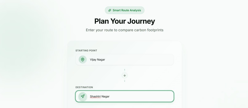 EcoRoute – Travel Smart, Travel Green – screenshot 4