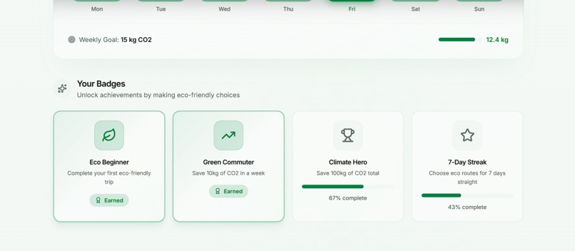 EcoRoute – Travel Smart, Travel Green – screenshot 9