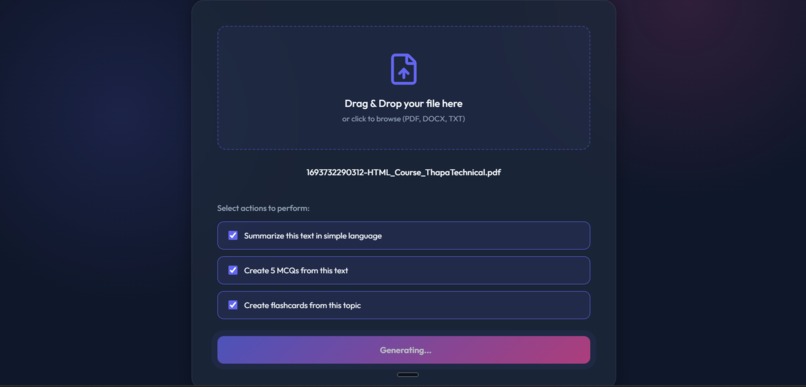 Study AI – screenshot 4