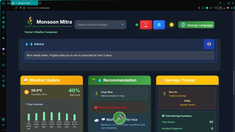 Monsoon Mitr – AI for Sustainable Farming – screenshot 8