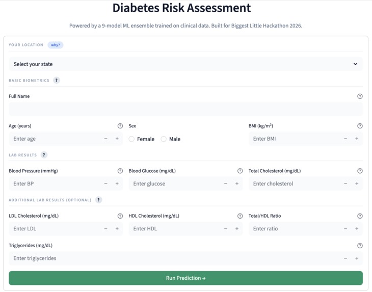 Diabete Prediction Web App [AI/Best Novice] – screenshot 1