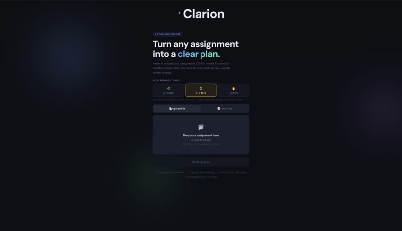 Clarion – screenshot 1
