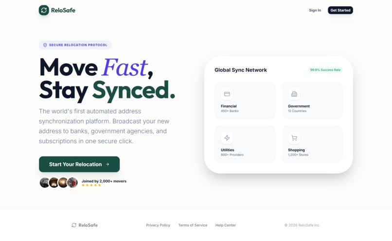 ReloSafe – screenshot 1