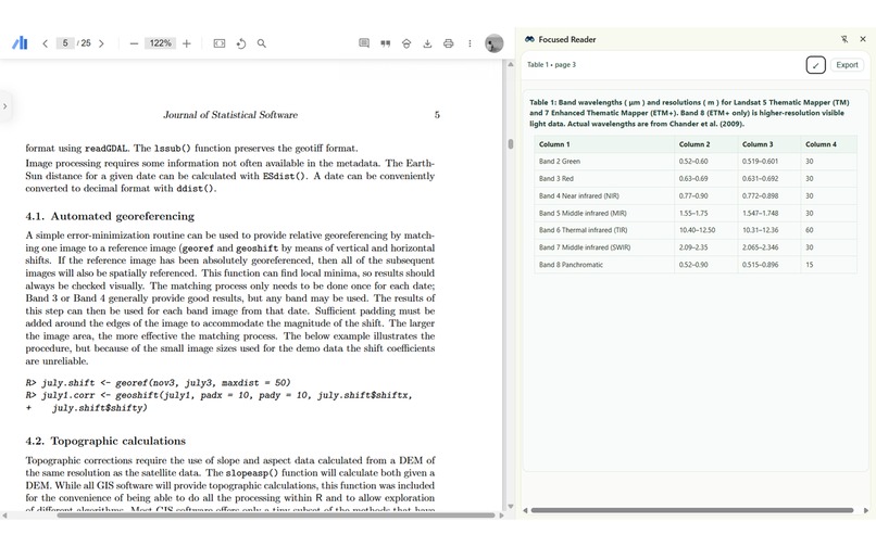 Focused Reader – screenshot 3