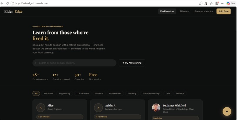 Elder Edge – screenshot 1