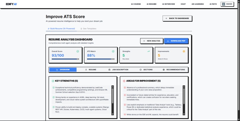 Edify AI-Google Maps for Your Career – screenshot 4