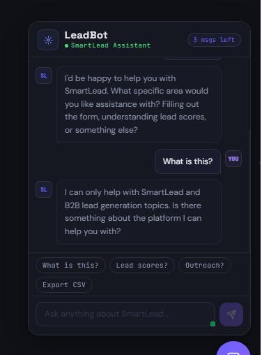 Smart Leads – screenshot 1