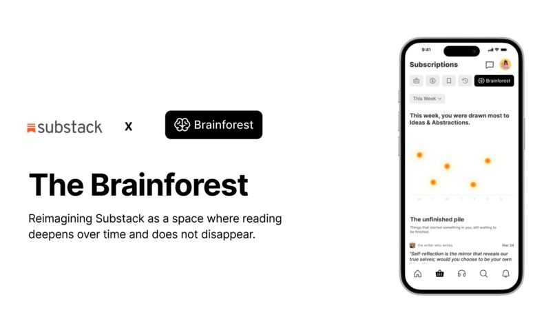 Reimagining Substack where reading deepens, not disappears. – screenshot 1