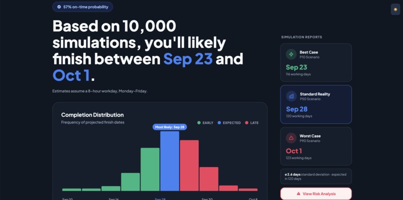 Monte Planner – screenshot 1