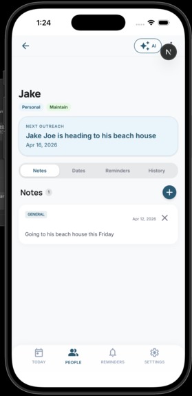 Connexions – screenshot 1