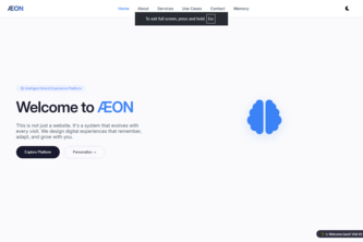 ÆON – Adaptive Experience Engine