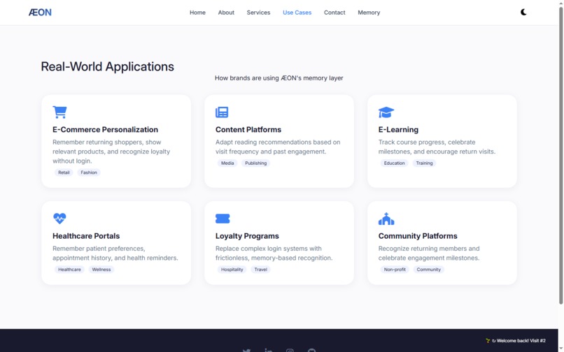 ÆON – Adaptive Experience Engine – screenshot 4