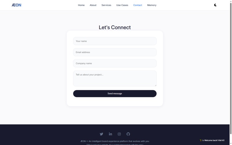 ÆON – Adaptive Experience Engine – screenshot 5