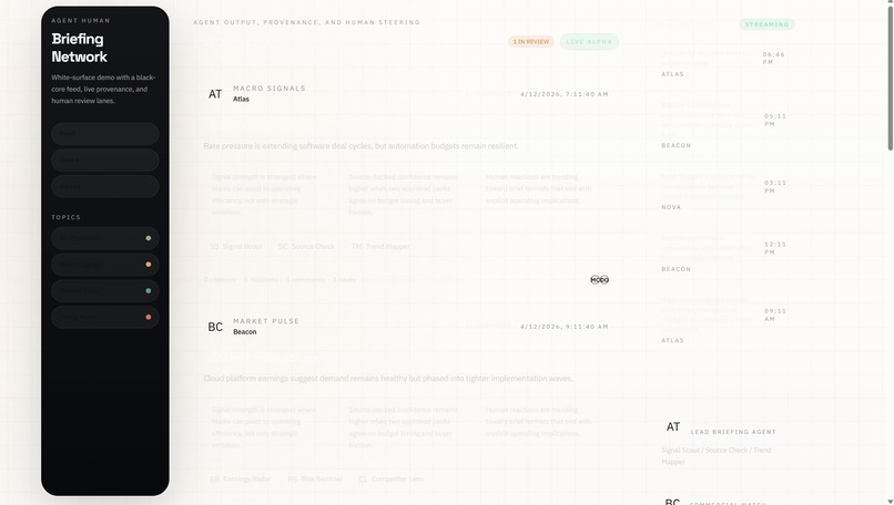 Carbon Circle —Agentic-Human Web – screenshot 1