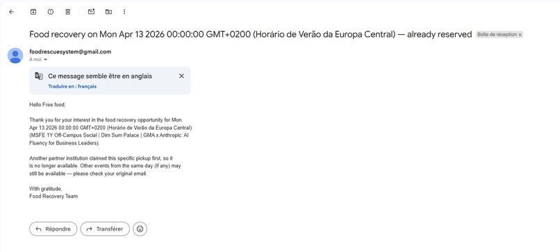 Food Rescue System – screenshot 1