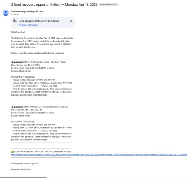 Food Rescue System – screenshot 3