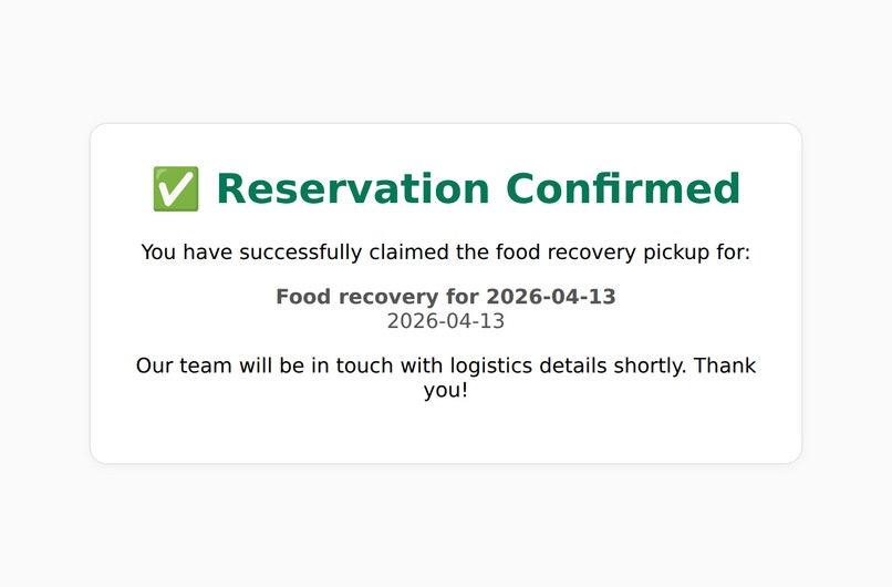 Food Rescue System – screenshot 4