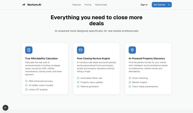 Nurture.AI – screenshot 2