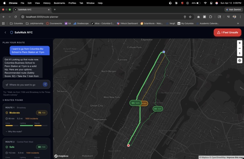SafeWalk NYC – screenshot 2