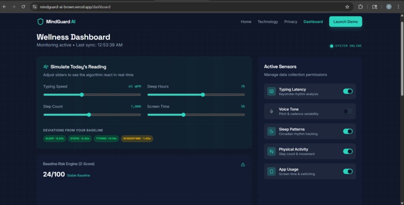 MindGuard AI – screenshot 2