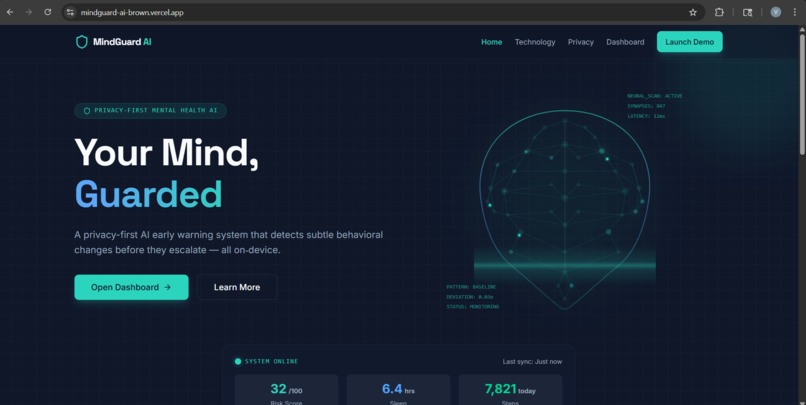 MindGuard AI – screenshot 1