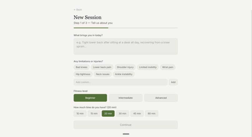 KinetiCare – screenshot 2