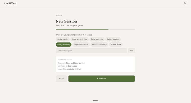 KinetiCare – screenshot 3