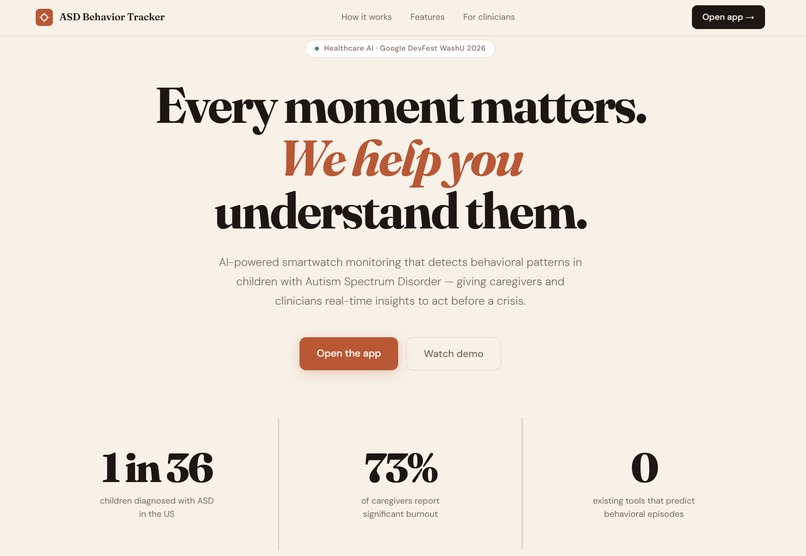ASD Behavior Tracker – screenshot 1