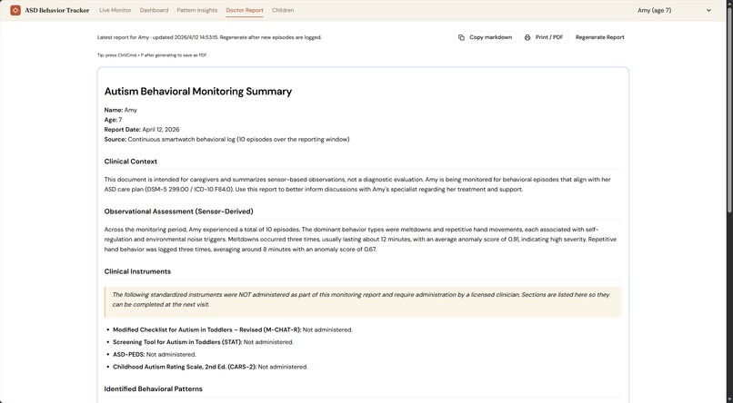 ASD Behavior Tracker – screenshot 5