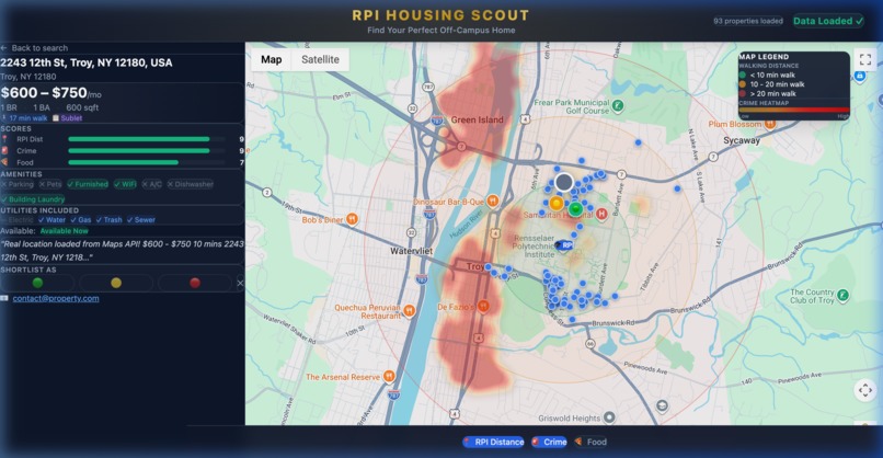 RPI Housing Scout – screenshot 2