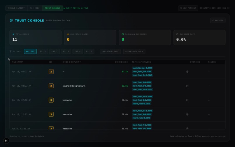 Multimodal AI Triage Assistant – screenshot 2