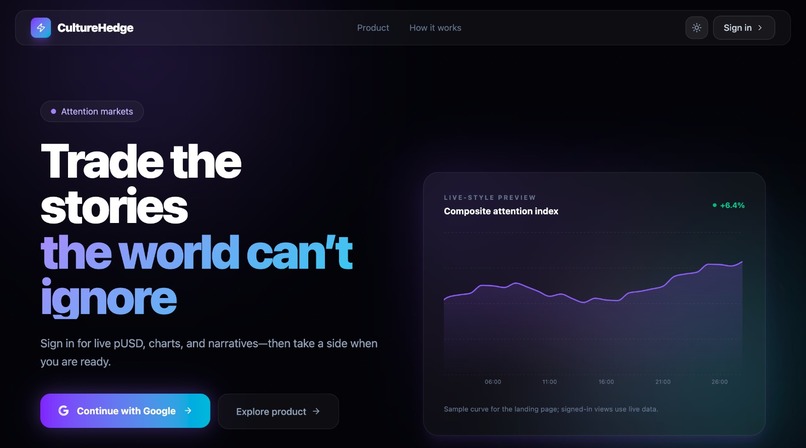 CultureHedge – screenshot 1