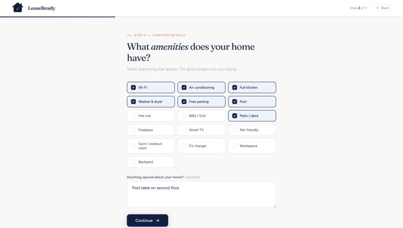 LeaseReady – screenshot 2